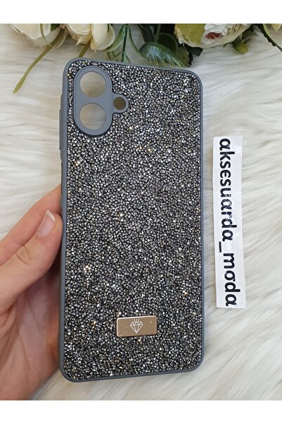 ZB Aksesuarda Moda Samsung Galaxy A07 Compatible Luxury Swrovski Stone Case