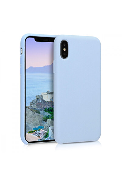 KWmobile Case for Apple iPhone X / iPhone XS, Silicone, Blue, 42495.58