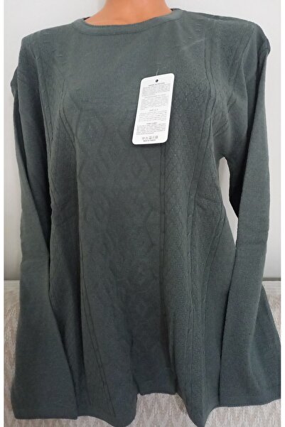 Anne Er Clothing Winter Knitwear Sweater Long Sleeve Crew Neck Grey