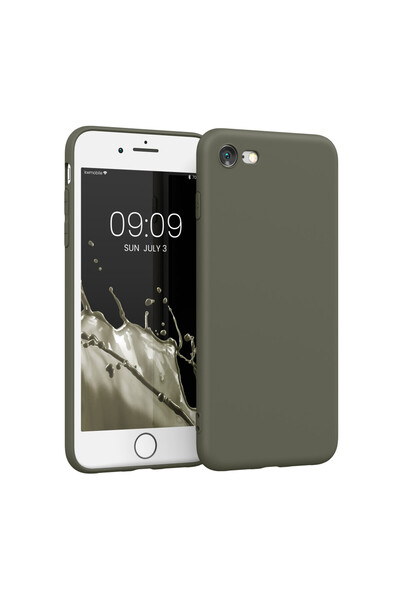 KWmobile Case for Apple iPhone 8 / iPhone 7 / iPhone SE 2, Silicone, Green, 39458.101
