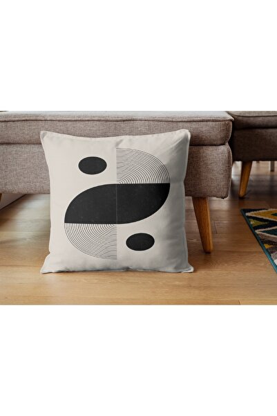 ALAMODECOR Modern Patterned Double-Sided Digital Printed Single Throw Pillow ...