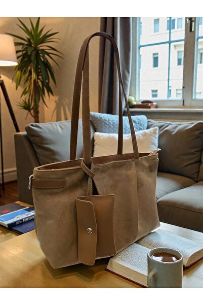 wikidayss Women's Suede Shoulder Bag