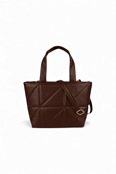 REVENKO Napoli Brown Women's Bag Long Strap Hand and Shoulder Bag