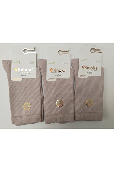 Ekinoks Kadın Bambu Soket Çorap esnek yapılı– Yumuşak/ Nefes Alan Gün Boyu Ko...