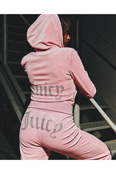 SEFUR Juicy Velvet Y2K Tracksuit Rhinestone Bottom Top 2 Piece Set