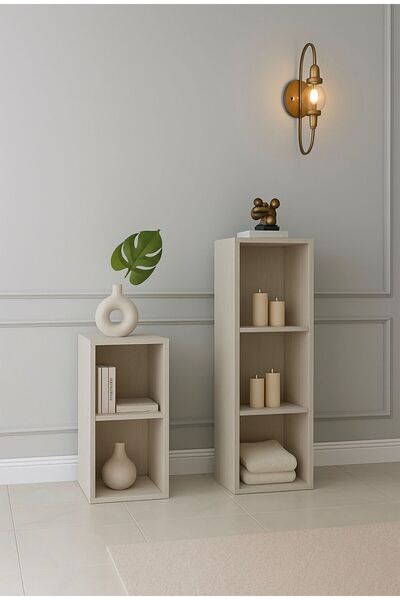 MAHZA GRUP Traverten Loft Stil Sütunlar 100x30 - 75x30