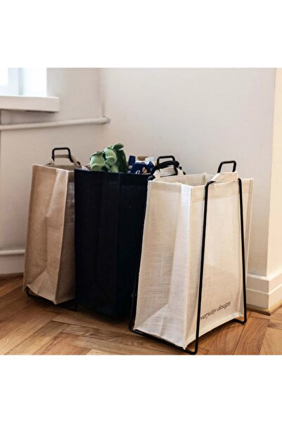 CASA NESTİ Çöp poşet standı askısı çöp poşet tutucu metal ayaklı