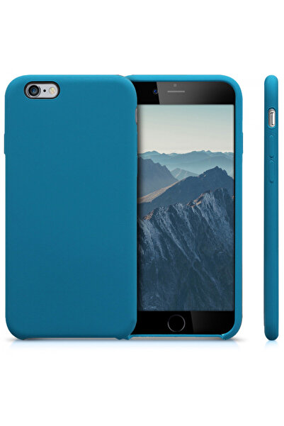 KWmobile Case for Apple iPhone 6 / iPhone 6s, Silicone, Blue, 40223.78