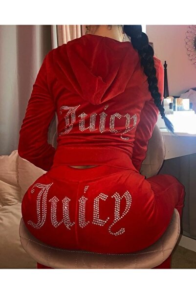 SEFUR Juicy Velvet Y2K Tracksuit Rhinestone Bottom Top 2 Piece Set