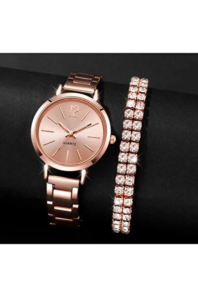 DRECCEX Kadın Saat Hediyelik Bileklik Set
