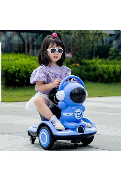 alnawadervillage Space Electric Scooter for Kids with Remote Control Seat and...