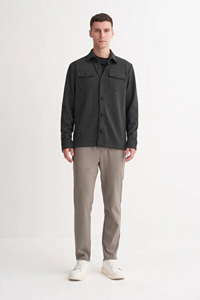 Cazador Thick Pique Fabric Premium Polo Collar Regular Fit Sweat Shirt