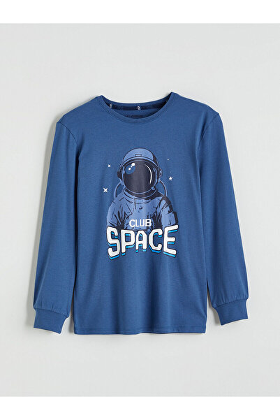 LC Waikiki Top de pijama pentru băieți cu guler rotund