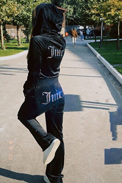 SEFUR Juicy Velvet Y2K Tracksuit Rhinestone Bottom Top 2 Piece Set