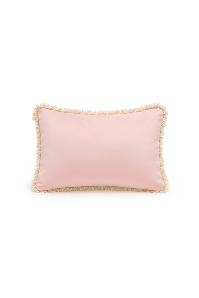 Alacastore Bohemian Pink Tasseled Throw Pillow Cover