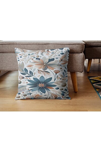 ALAMODECOR Husă pentru pernă cu model modern, cu două fețe, digitală cu impri...