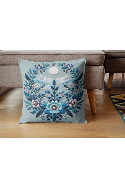 ALAMODECOR Husă pentru pernă cu model modern, cu două fețe, digitală cu imprimeu (1 bucată)