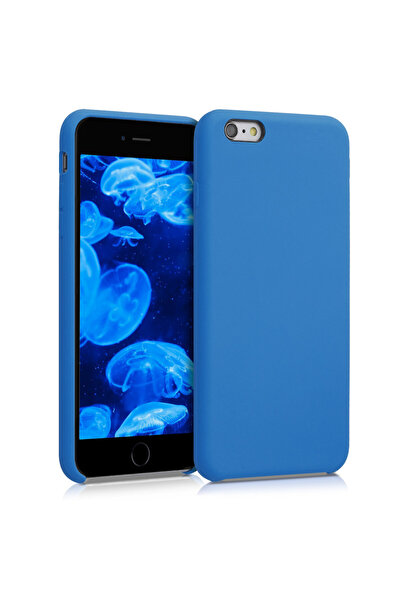 KWmobile Case for Apple iPhone 6 Plus / iPhone 6s Plus, Silicone, Blue, 40841.189