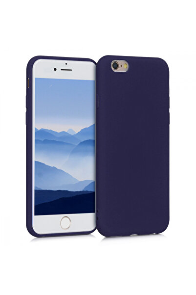 KWmobile Case for Apple iPhone 6 / iPhone 6s, Silicone, Blue, 35176.182