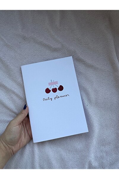 aysanova Cherry Themed A5 Size Stapled Notebook, 32 Pages, Notepad, Memo Pad