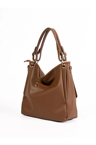 Tuğba Women's Shoulder Bag with Adjustable Strap and Multiple Compartments T4921