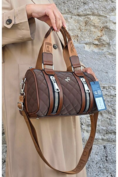 çantamgelsin Miami Polo Women's Cylinder Model Hand and Shoulder Bag