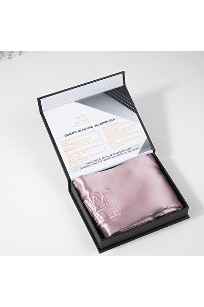 MATASIA Set of 2 Mulberry Silk Pillowcases 22 Momme – Powder Pink, 50×70 cm | MATASIA®