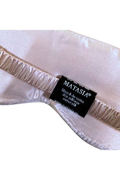 MATASIA Mulberry Silk Sleep Mask 22 Momme – Powder Pink | MATASIA®
