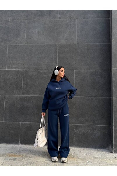 ALVOR Wide Leg Three Thread Sh Fleece-Lined O Oversized Set