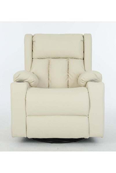 PROYARD Electric Recliner Rocking Relax Chair - Beige