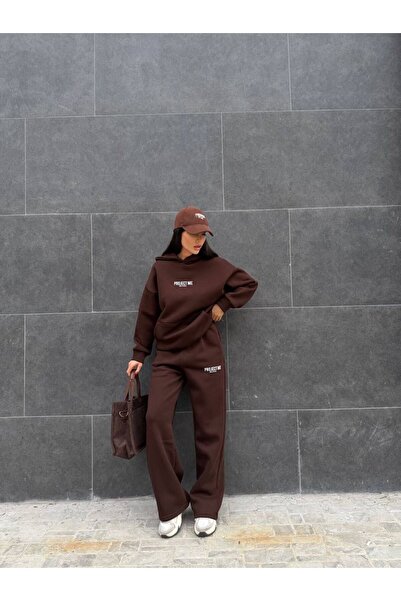 ALVOR Wide Leg Three Thread Sh Fleece-Lined O Oversized Set