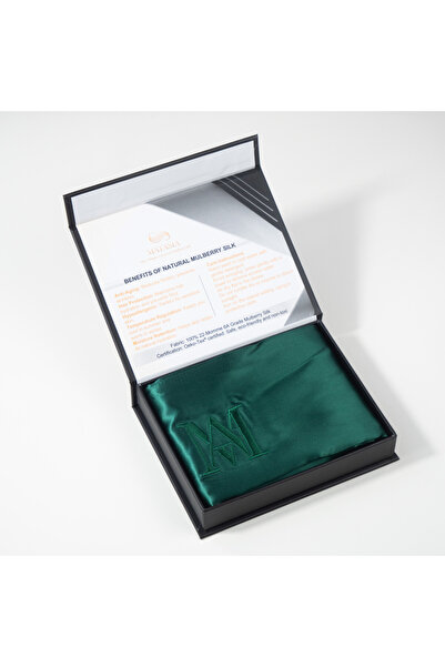 MATASIA Dream Duo – 22 Momme Silk Set, Emerald Green | MATASIA®