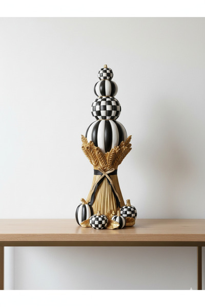 Dekoromi Dekoratif Kabak Biblo Dev Boy (66x35cm) Lüks Bohem Dekoratif Ev ve O...