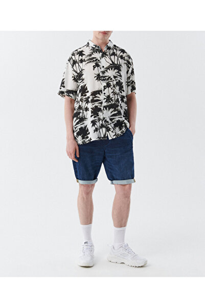 Cropp Shorts, Navy Blue