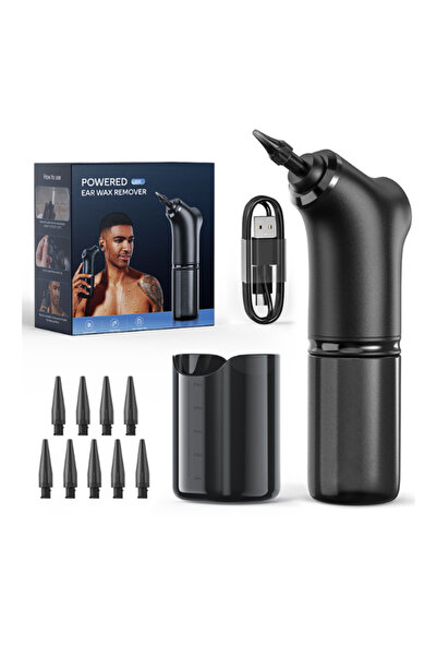 AMNIX Electric Ear Cleaner, 4 Pressures, 200ml, USB-C