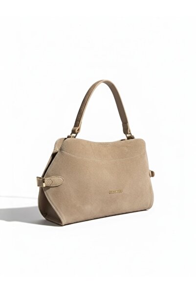 Crazy Genuine Suede Leather Front Panel Women's Shoulder & Hand Bag – Premium Designer Bag for Stylish Everyday Use