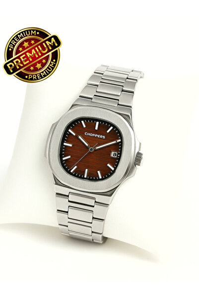 arpat time saat aksesuar Premium, Stylish Men's Watch with Steel Case and Calendar