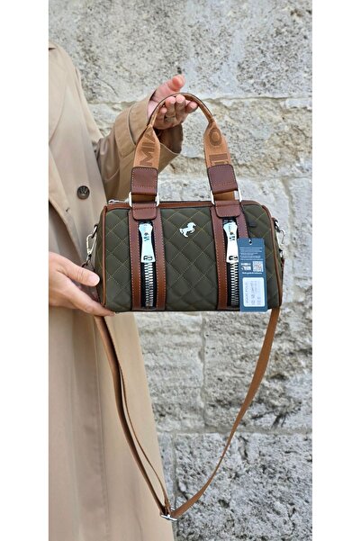 çantamgelsin Miami Polo Women's Cylinder Model Hand and Shoulder Bag