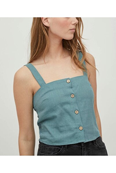 VILA Top, Turquoise