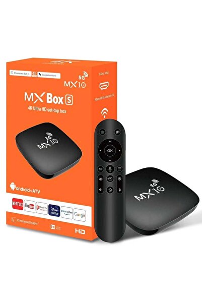 VENDIX MX10 Android 13 Smart TV Box – 4GB RAM, 64GB Storage, 4K, 2.4G/5G Wi-Fi