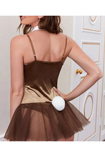 Evendi Bodysuit, Brown