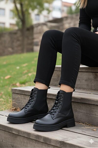 fort 813705 Ventes Cizme de damă cu căptușeală caldă, cu șireturi, cu talpă a...