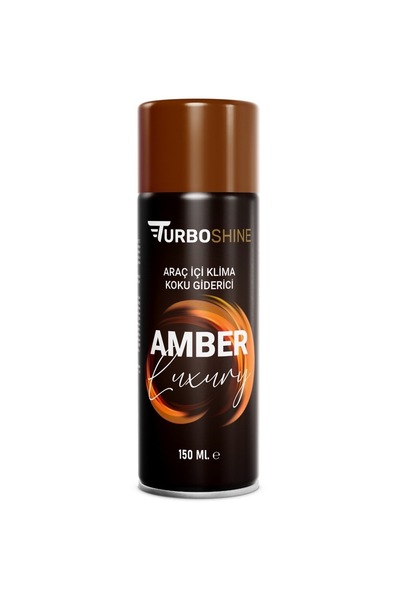 TURBO SHİNE PREMIUM KLİMA KOKU BOMBASI AMBER LUXURY 150ML