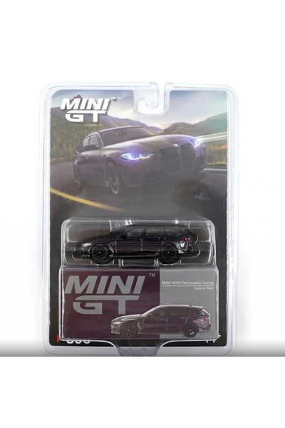 mini gt 1/64 Bmv M3 M Touring Daytona Violet Model Araba