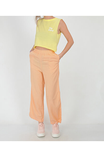 VILA Pants, Peach
