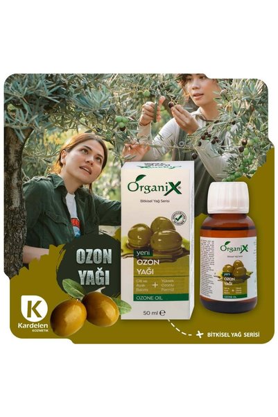 Organix زيت الأوزون 50 مل - مضاد للعيوب ومجدد للبشرة، زيت طبيعي 100% غني بالأكسجين للعناية بالبشرة والشعر