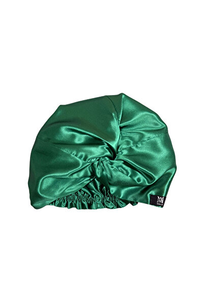 MATASIA Mulberry Silk Bonnet 22 Momme – Emerald Green | MATASIA®