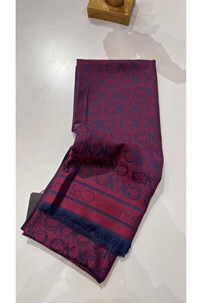 EB SCARF Wool Cotton Ck Pattern Shawl