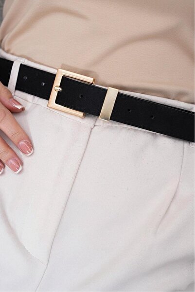 Mynoa Curea de damă cu cataramă tip SUEDE/Pentruță, curea pentru jachetă, cur...