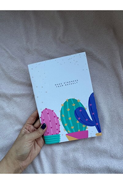 aysanova Cactus Themed Notebook A5 Size, 32 Pages, Stapled Notebook